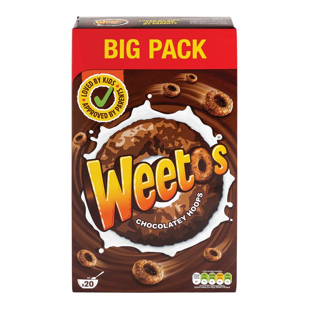 Weetos Chocolatey Hoops Cereal 600g