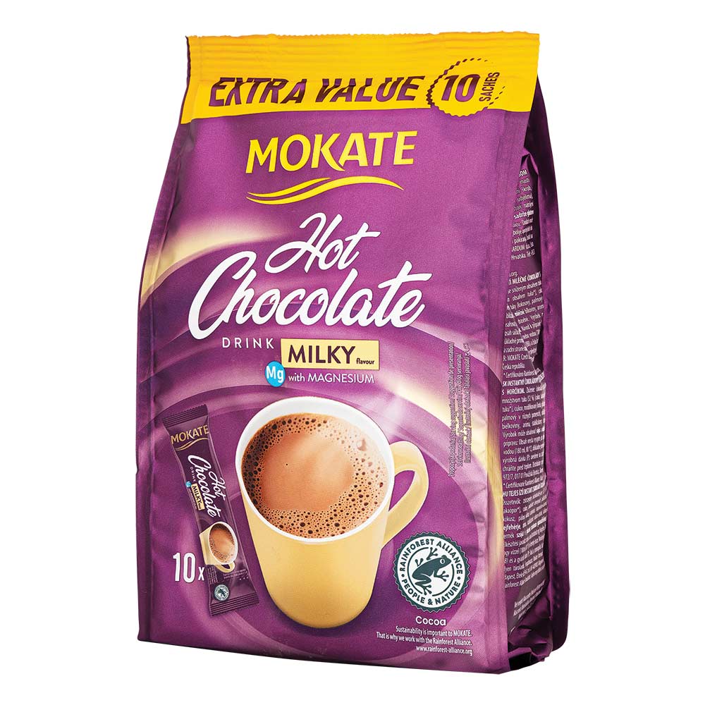 Mokate Hot Chocolate Sachets 18g x 10 Pack