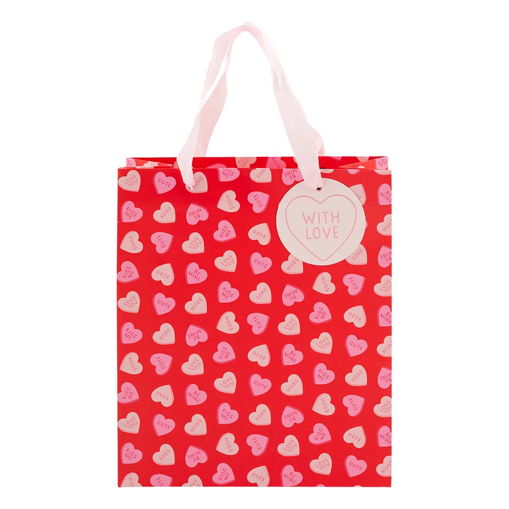 Valentine's Day Heart Gift Bag