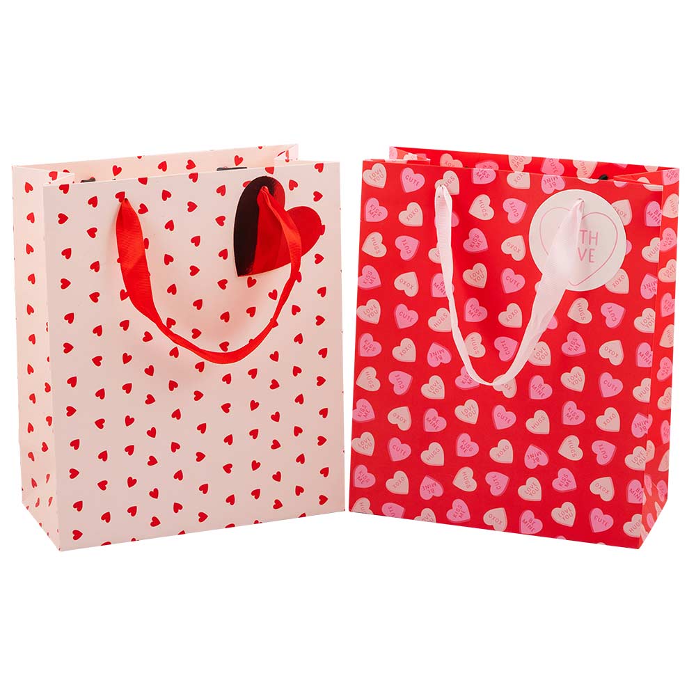 Valentine's Day Heart Gift Bag