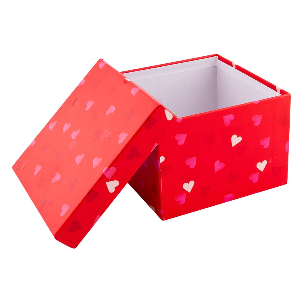 Valentine's Day Heart Gift Box - Red