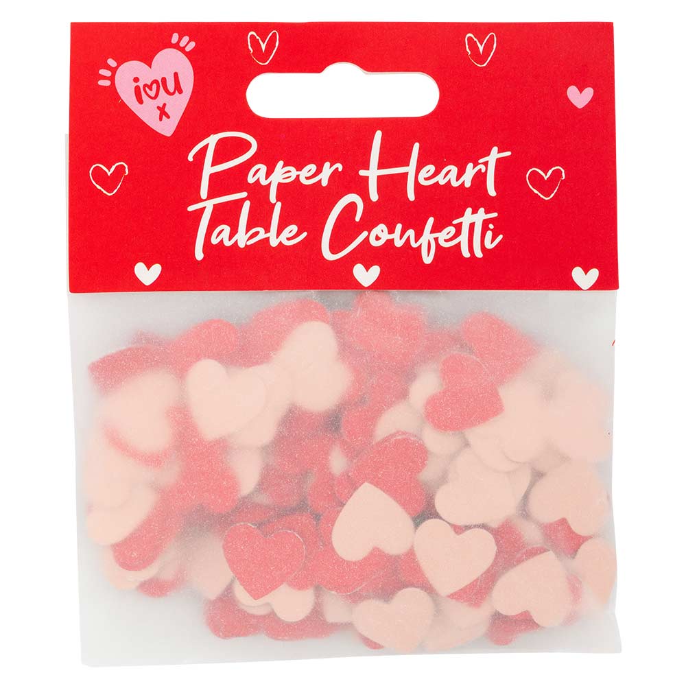 Paper Heart Table Confetti