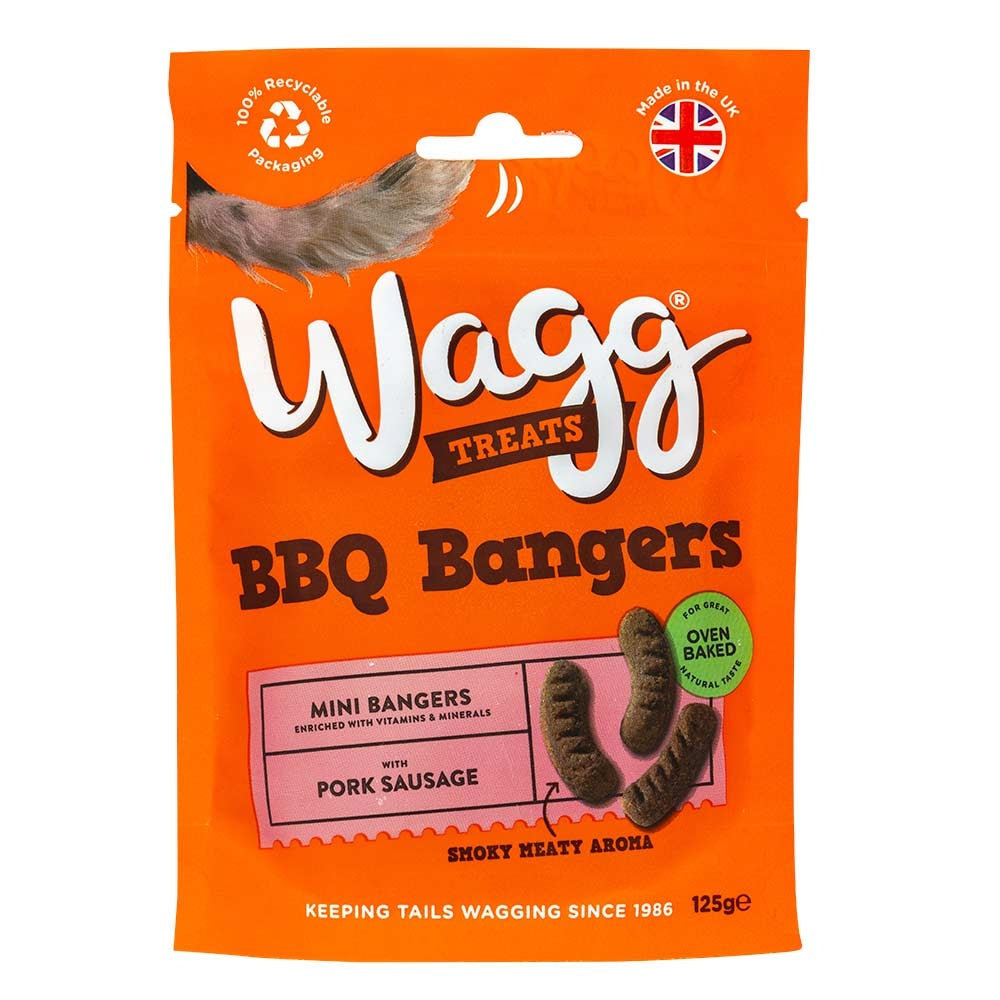 Wagg Dog Bbq Bangers Treats 125G | Poundstretcher 536201