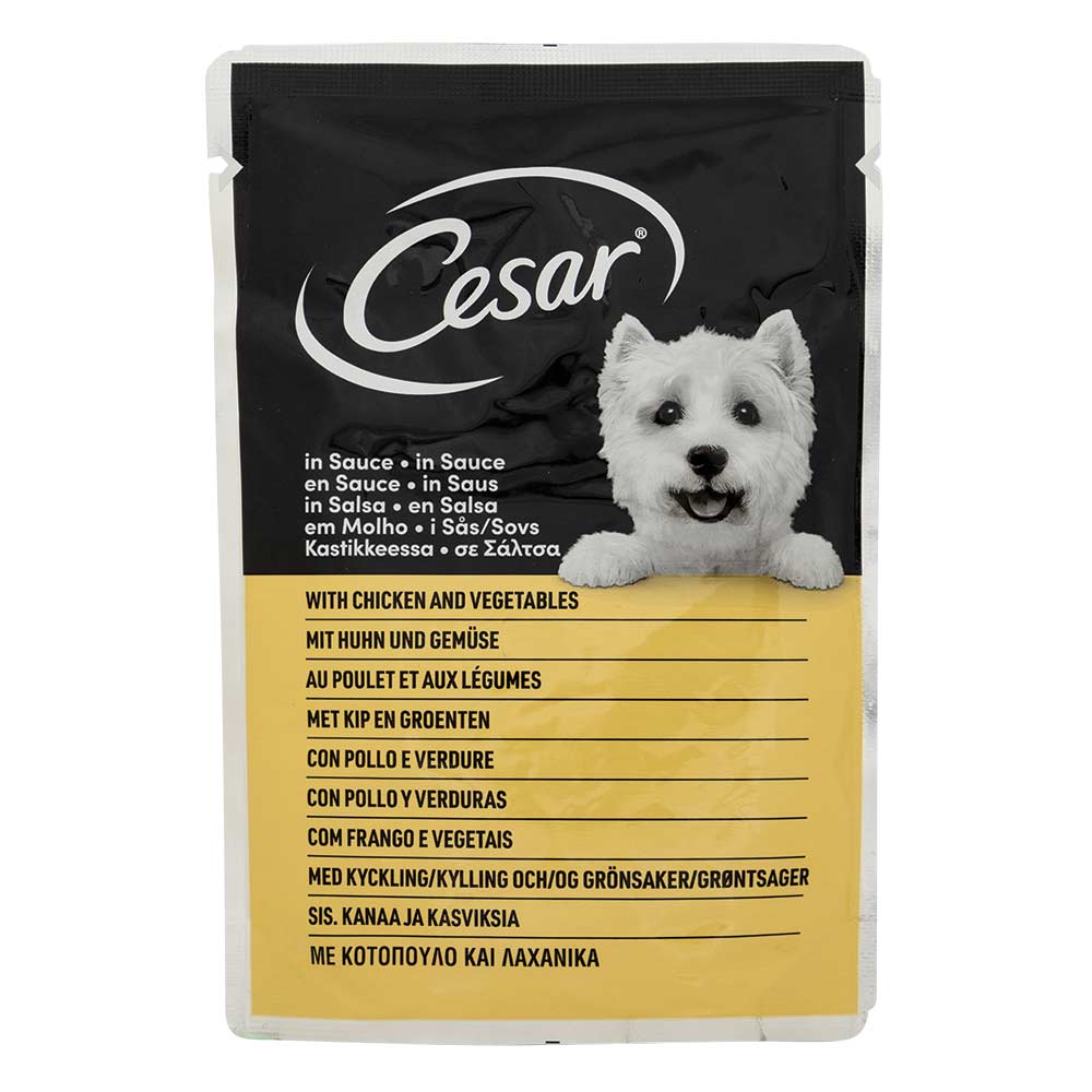 Cesar Selection in Sauce Adult Dog Pouches 40 X 100g