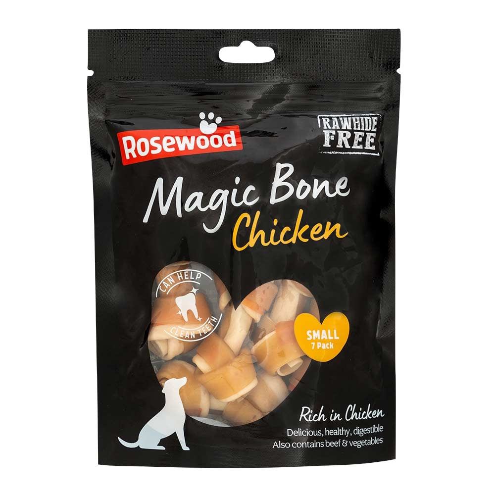 Rosewood Magic Bone Dog Treats Chicken Flavour 2 Pack | Poundstretcher 538121