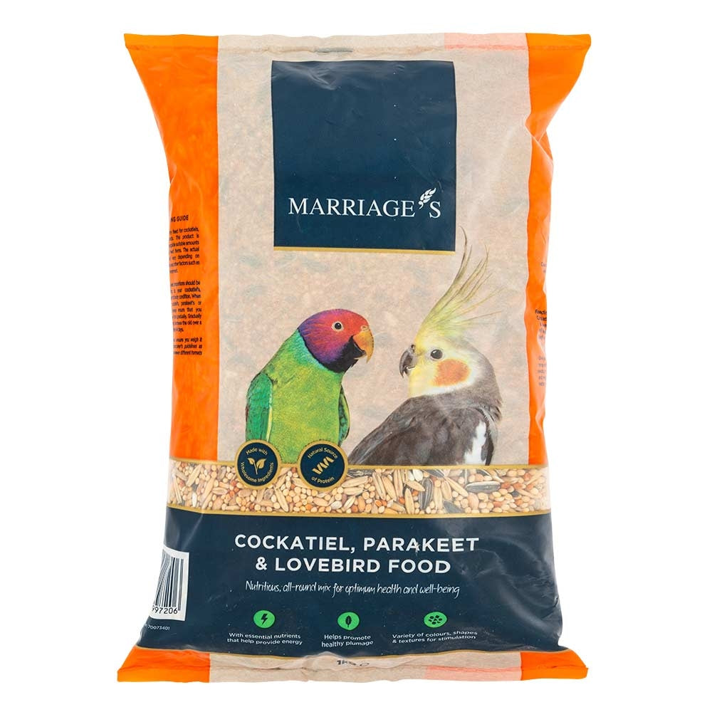 Marriage'S Cockatiel, Parakeet & Lovebird Food 1Kg | Poundstretcher 544061
