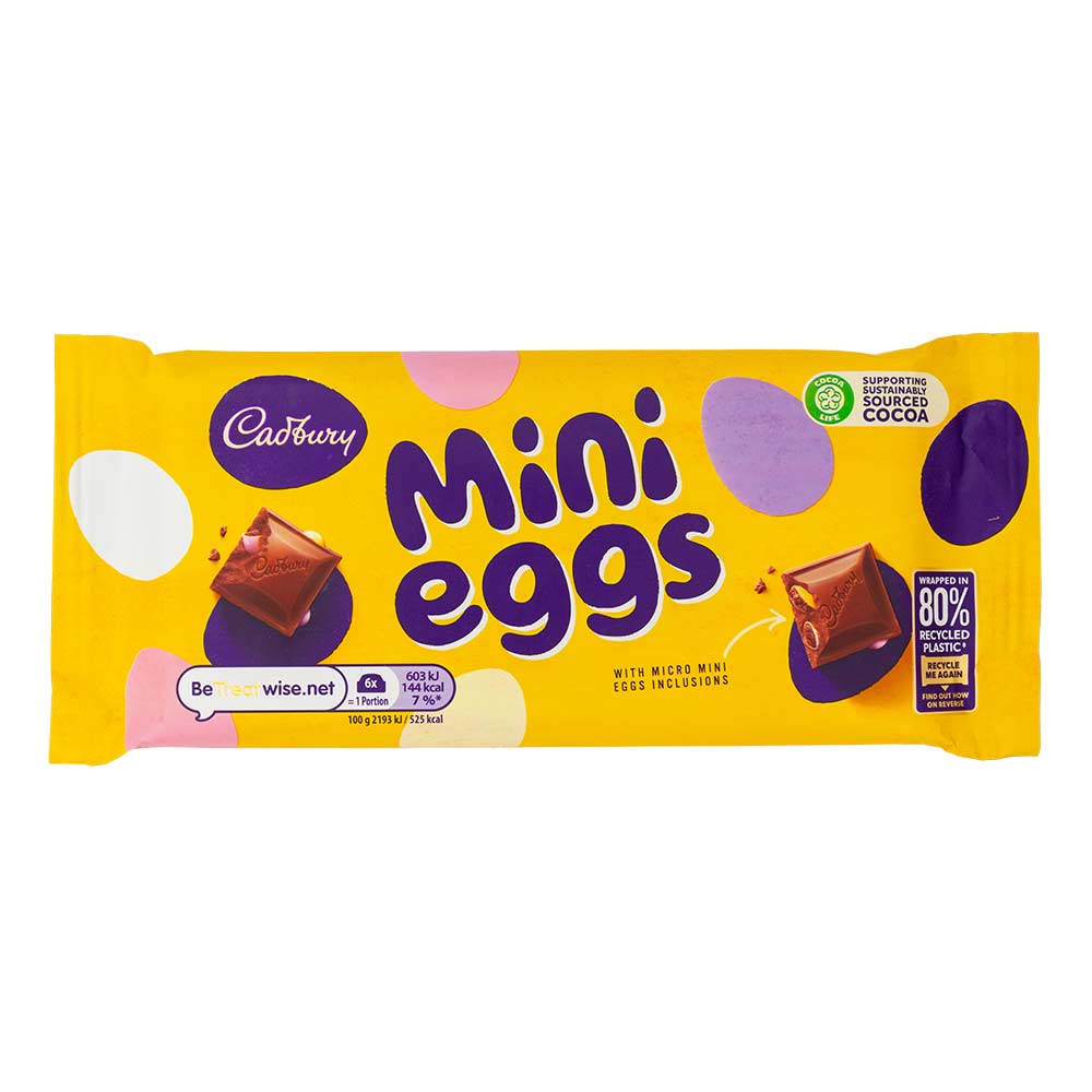 Cadbury Mini Eggs Chocolate Bar 110g