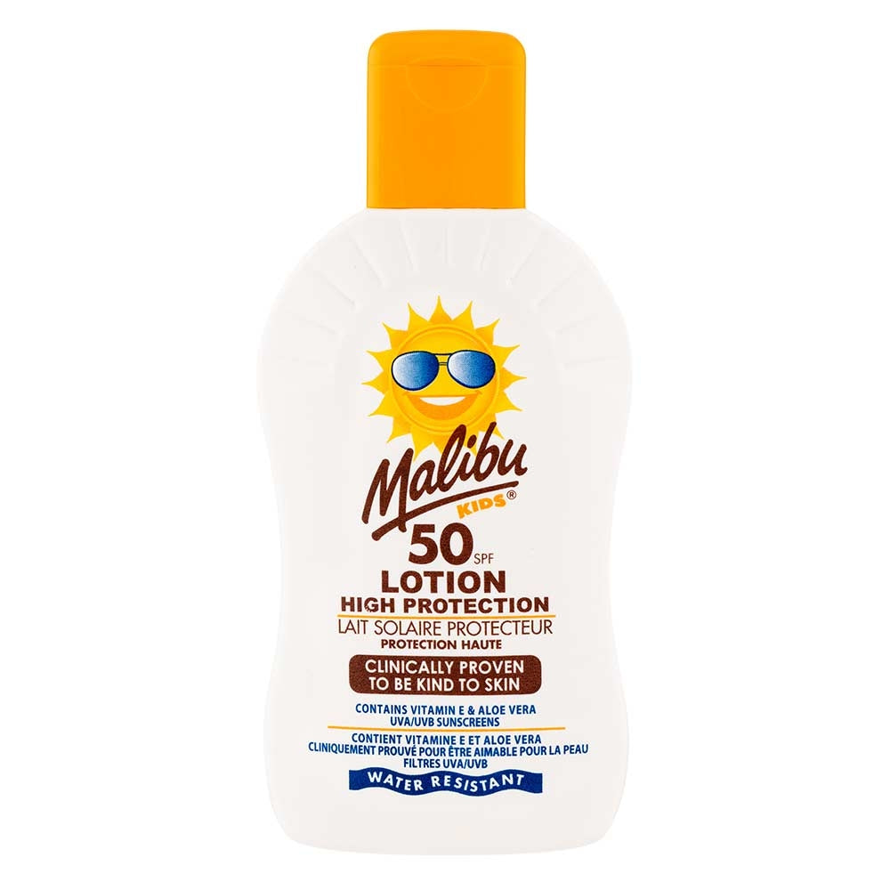 Malibu Spf50 Kids Lotion Protection 200Ml | Poundstretcher 550861