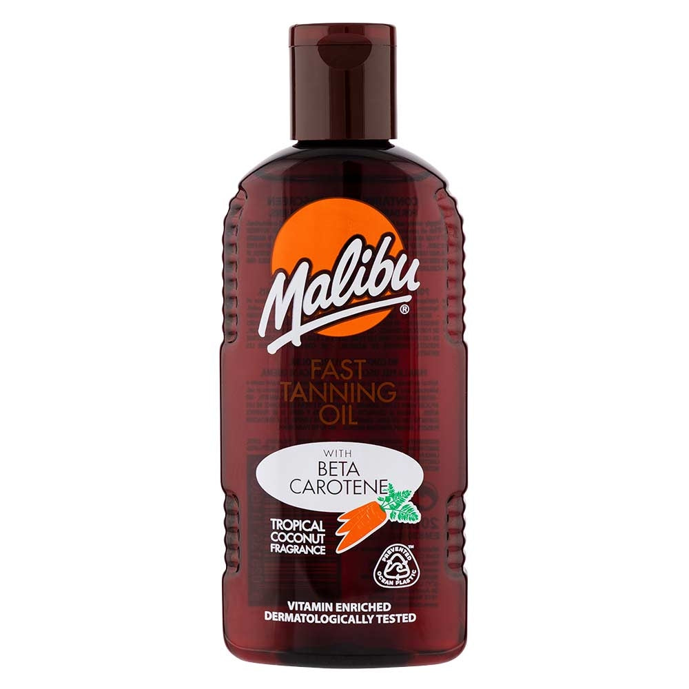 Malibu Fast Tanning Oil With Beta Carotene 200Ml | Poundstretcher 551141