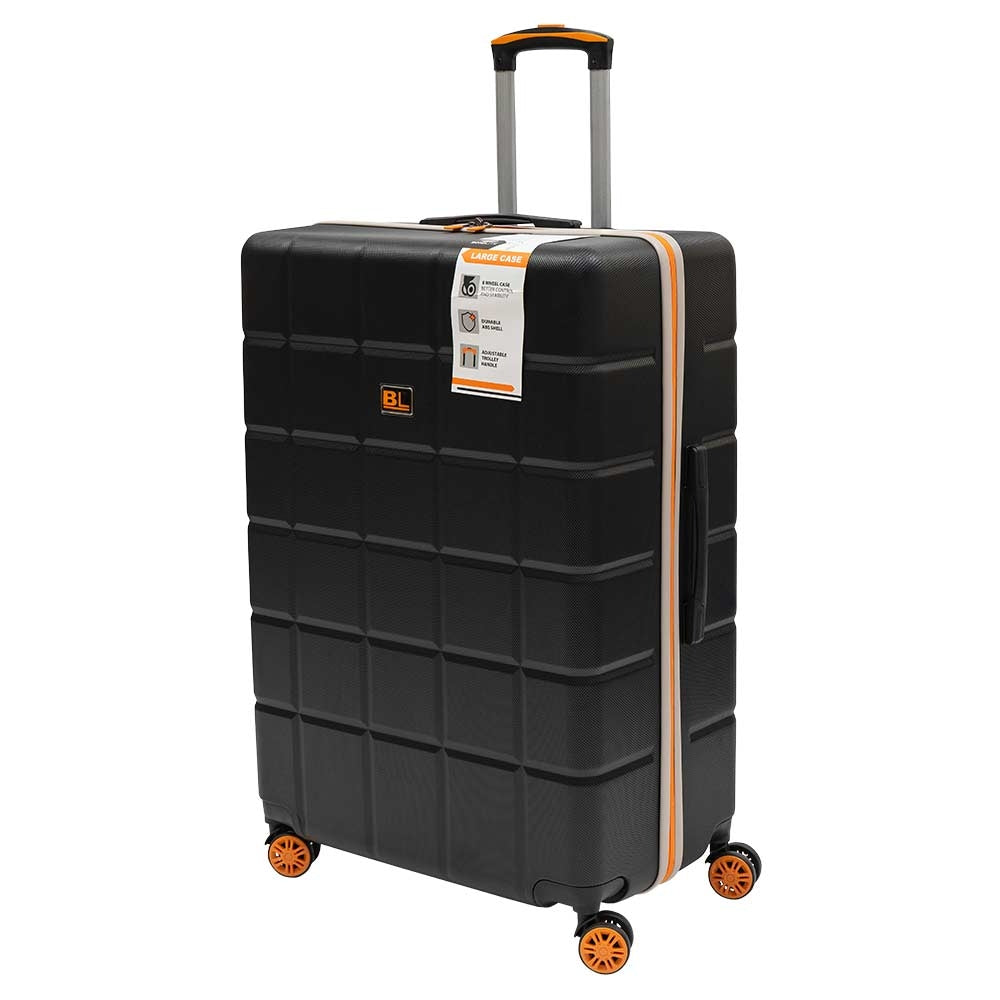 Large Suitcase Hard Shell - Black 31 Inches | Poundstretcher 558381