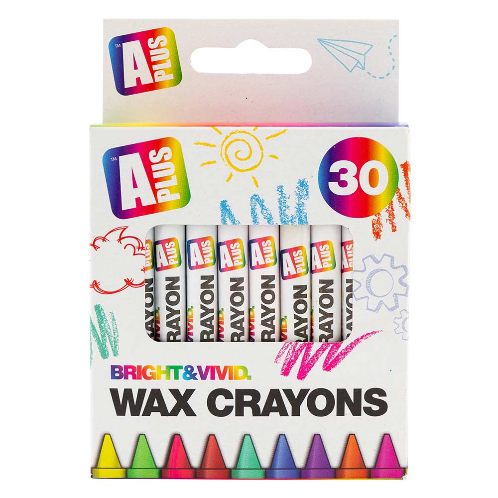 Wax Crayons 30 Pack