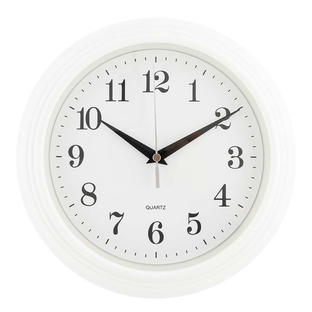 White Vintage Wall Clock