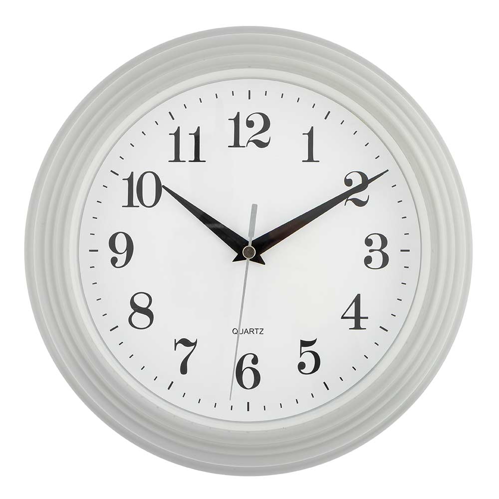 Grey Vintage Wall Clock