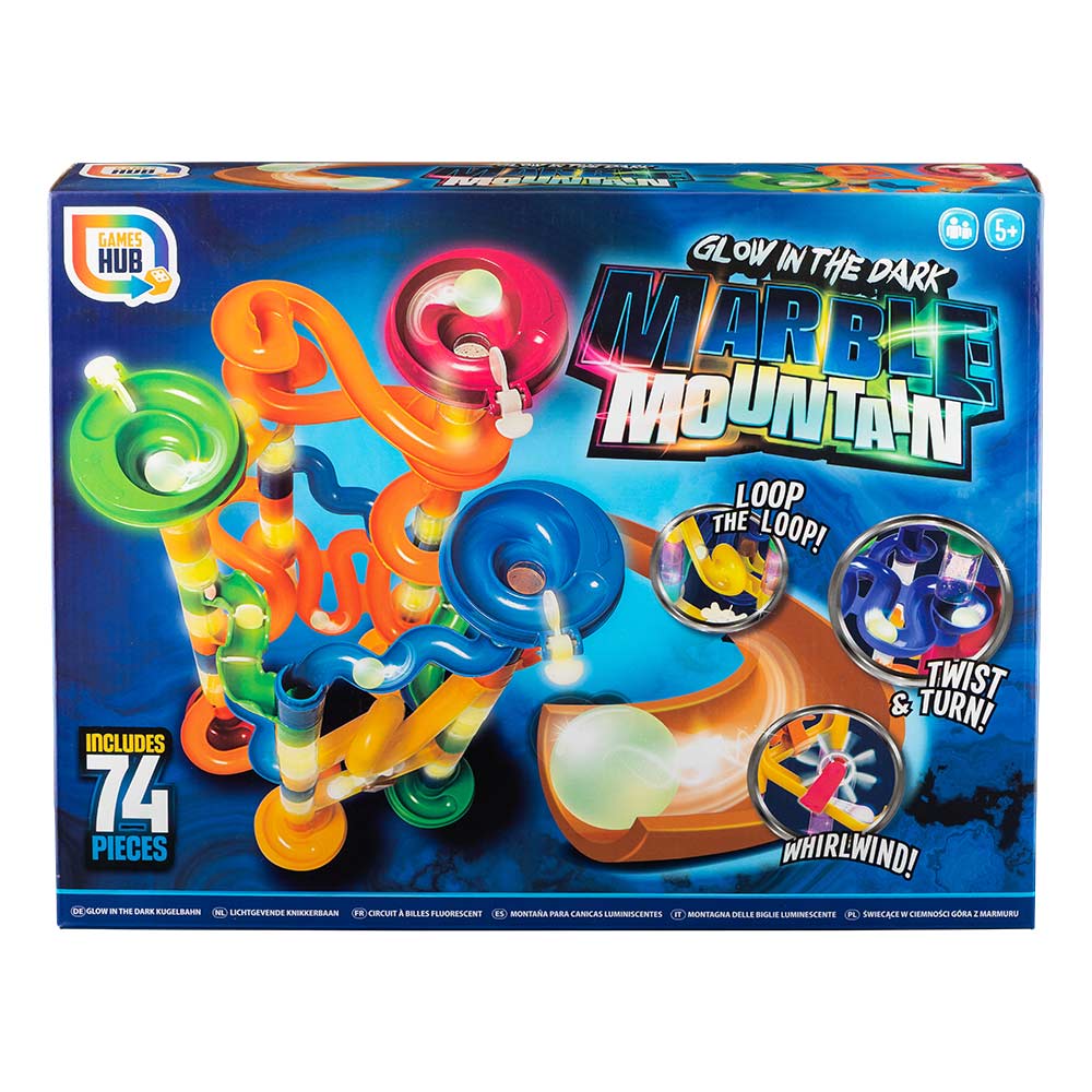 Glow in the Dark Marble Mountain 74 Pc Set