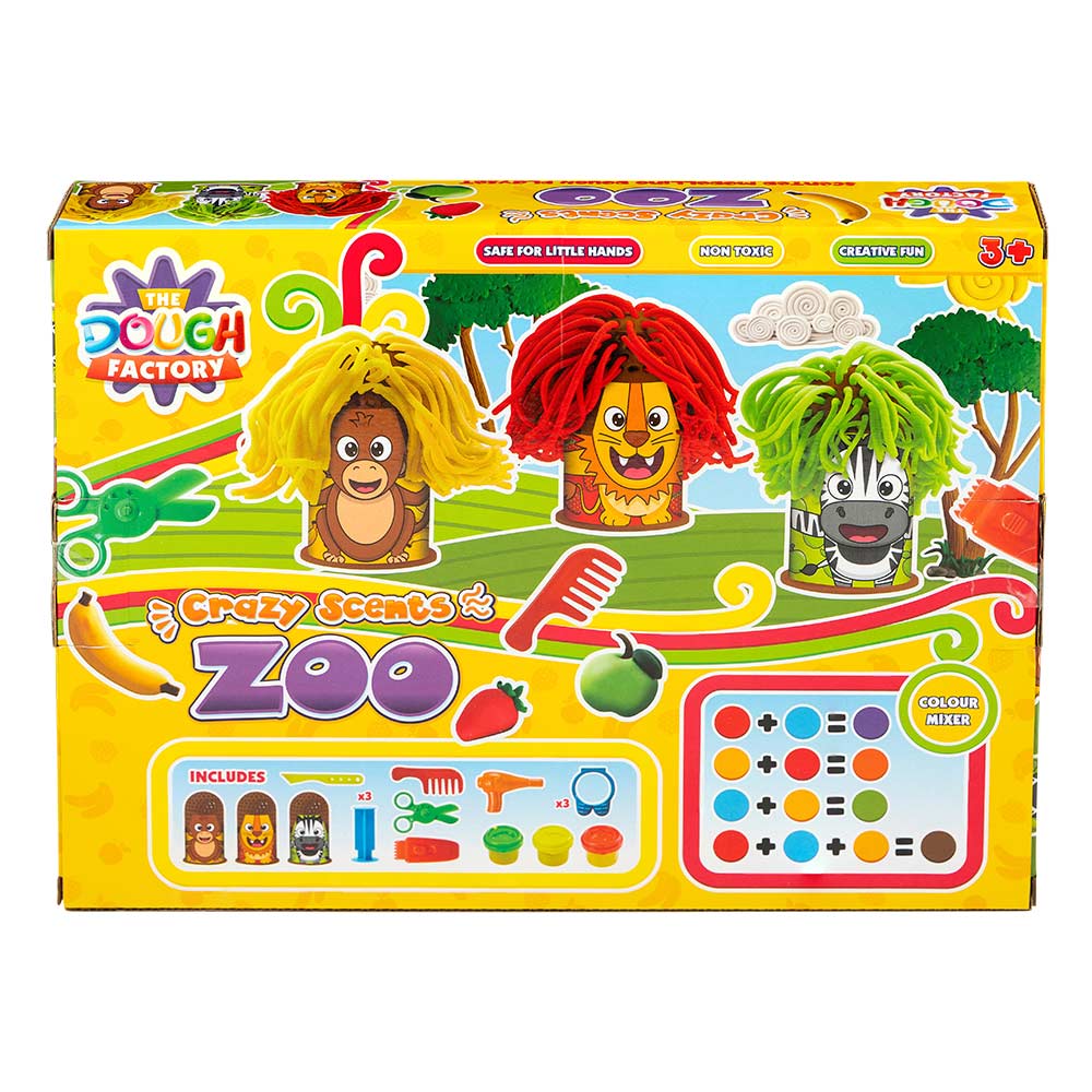 Crazy Scents Zoo Scented Modelling Dough Playset