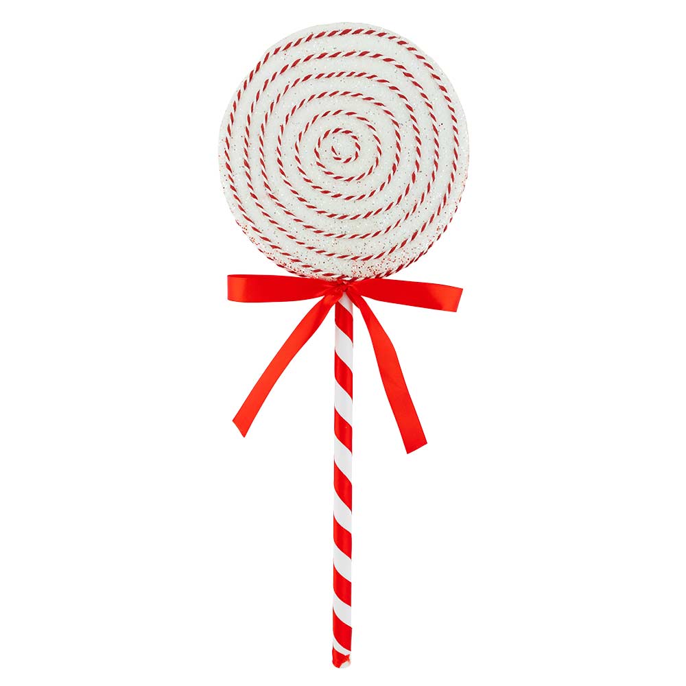 Candy Cane Lollipop Ornament