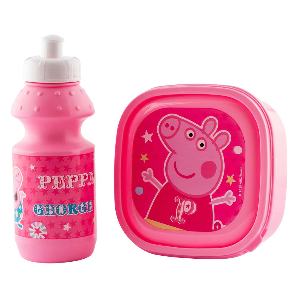 Peppa Pig 3pc Lunchbox Set