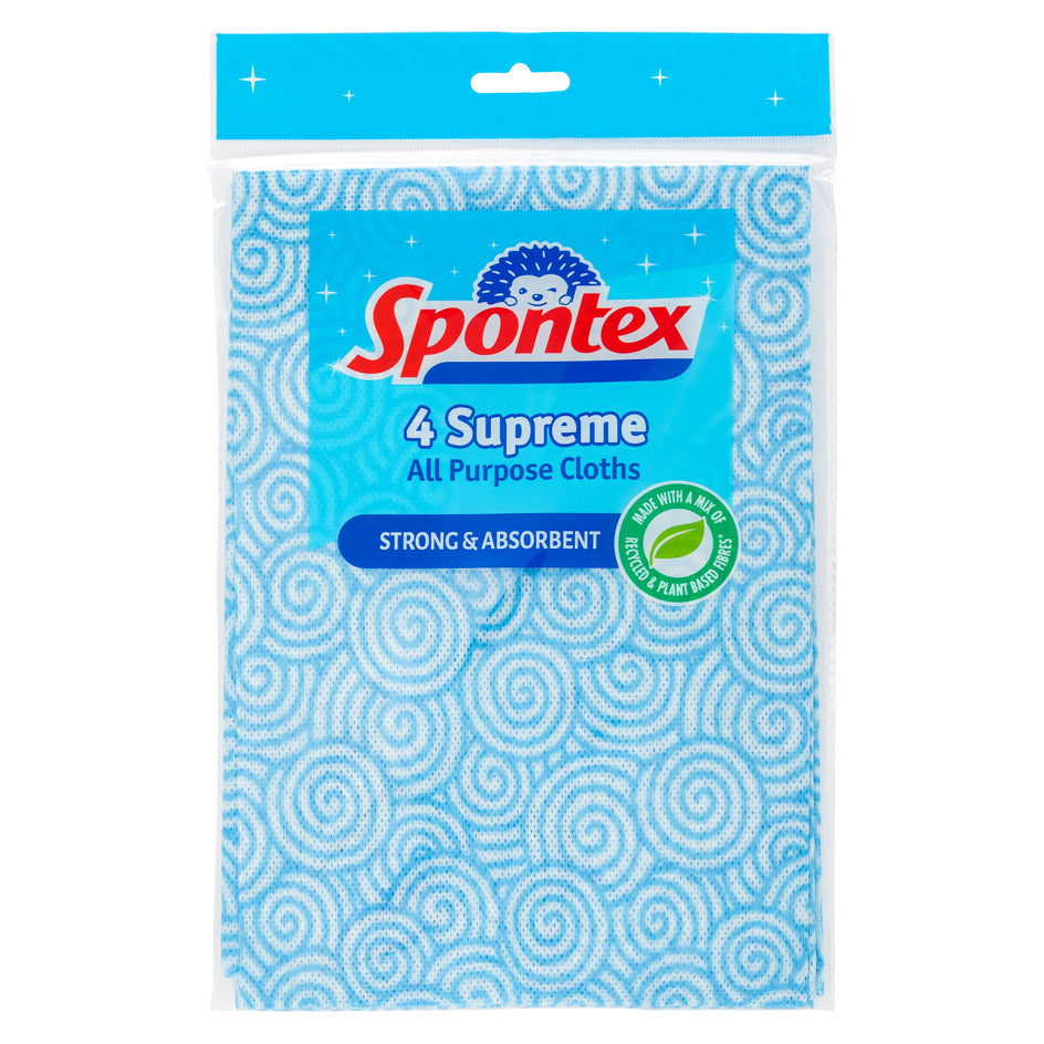 Spontex All Purpose Cloths 4 Pack
