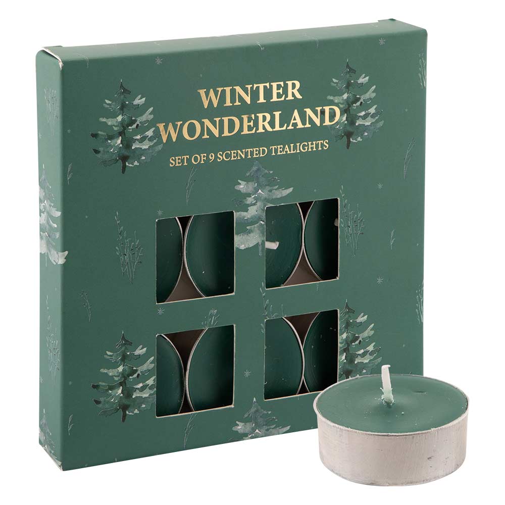 Winter Wonderland Scented Tealights 9 Pack