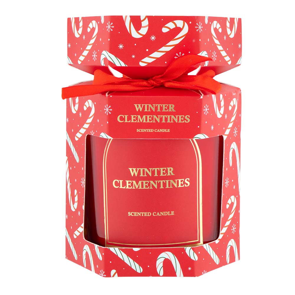 Winter Clementines Scented Gift Candle 200g
