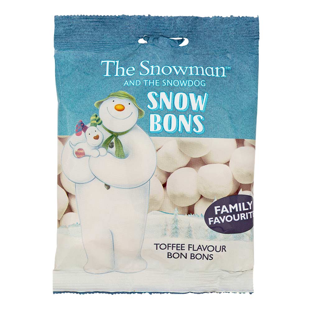 The Snowman & The Snowdog Toffee Flavour Snow Bons 110g
