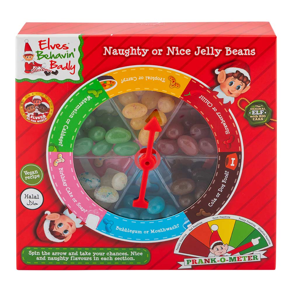 Elves Behavin Badly Naughty or Nice Jelly Beans 100g