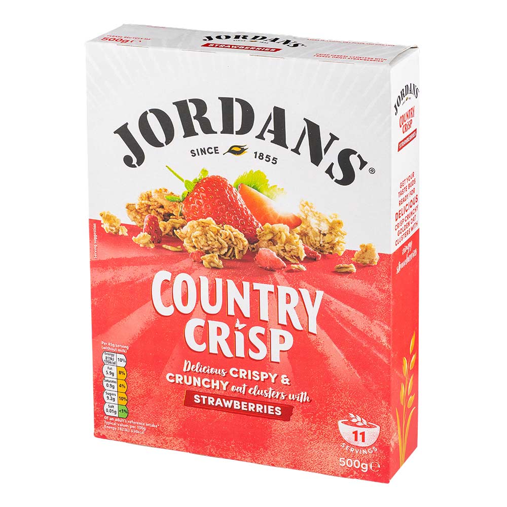 Jordans Country Crisp Strawberries Cereal 500g