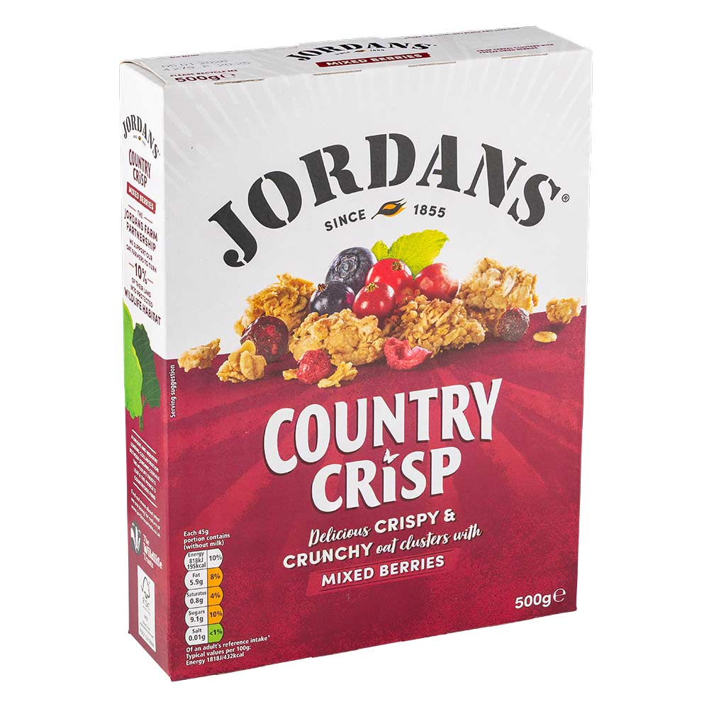 Jordans Country Crisp Mixed Berries Cereal 500g