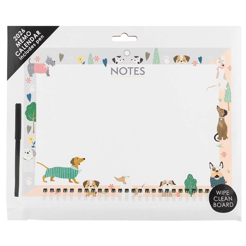 2026 Spots & Flowers Memo Calendar