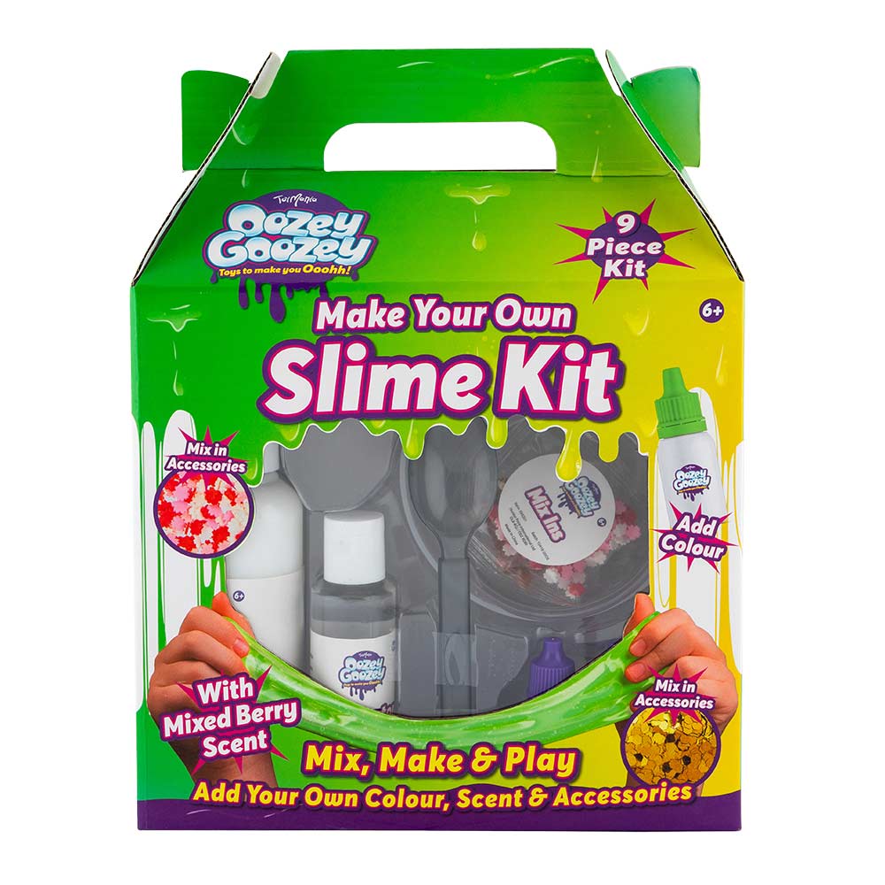 Oozey Goozey Make Your Own Slime 9 Piece Kit