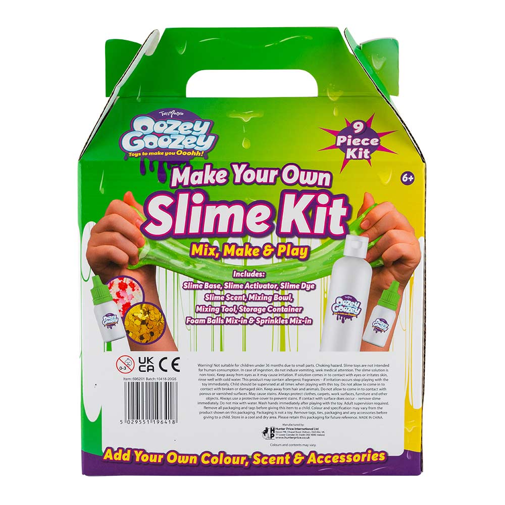 Oozey Goozey Make Your Own Slime 9 Piece Kit