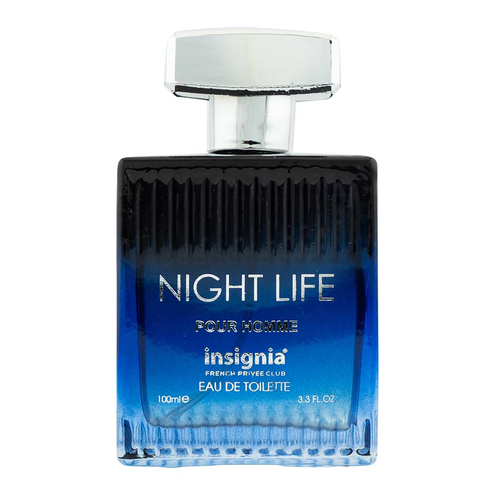 Insignia Night Life For Men Shower Gel, Eau de Toilette & Shampoo Gift Set