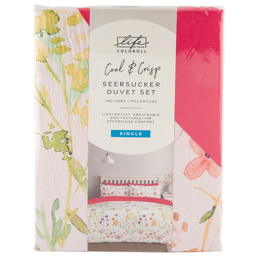 Seersucker Duvet Set Single