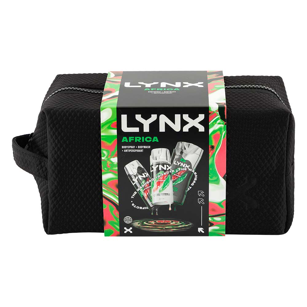 Lynx Africa Bodywash, Bodyspray & Antiperspirant Gift Set