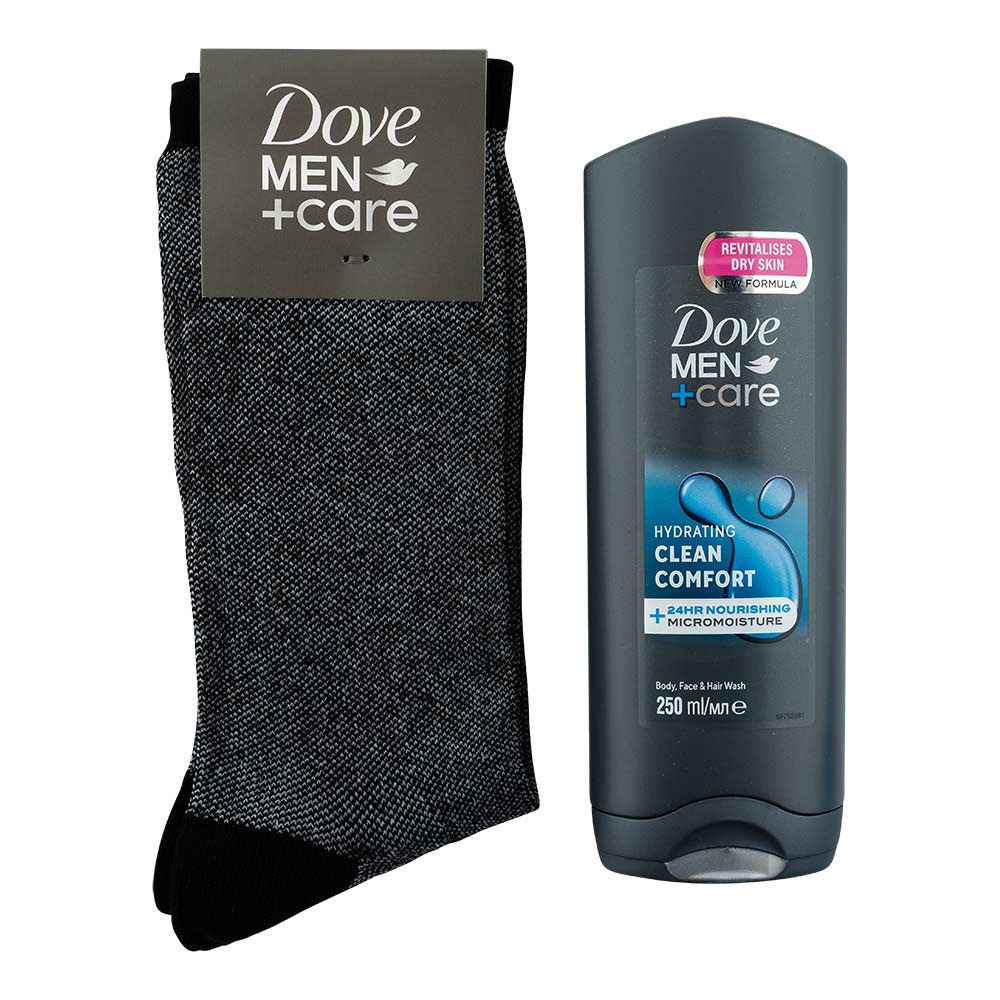 Dove Men+Care Body Wash & Socks Gift Set