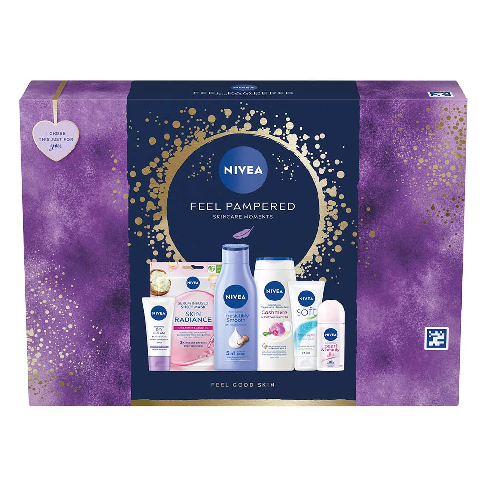 Nivea Feel Pampered 6 Piece Gift Set
