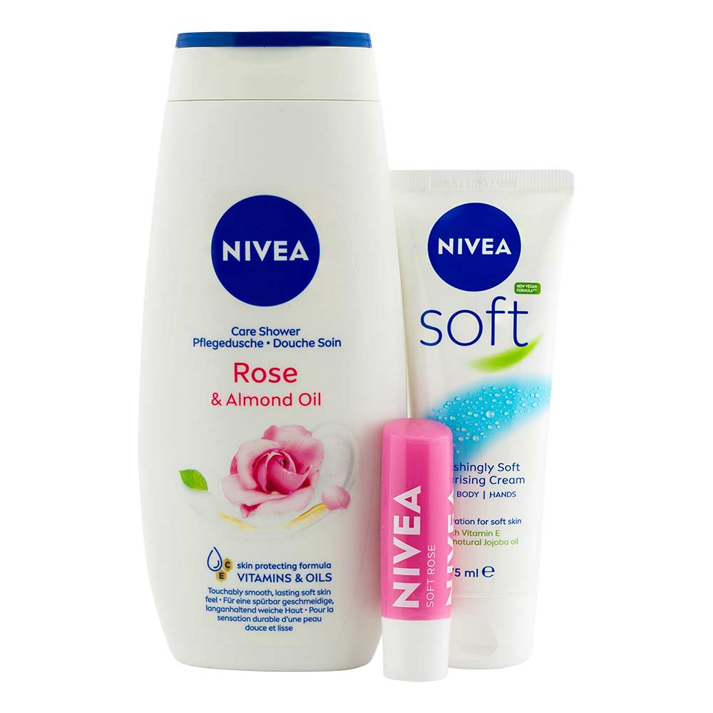 Nivea Feel Pampered 3 Piece Gift Set