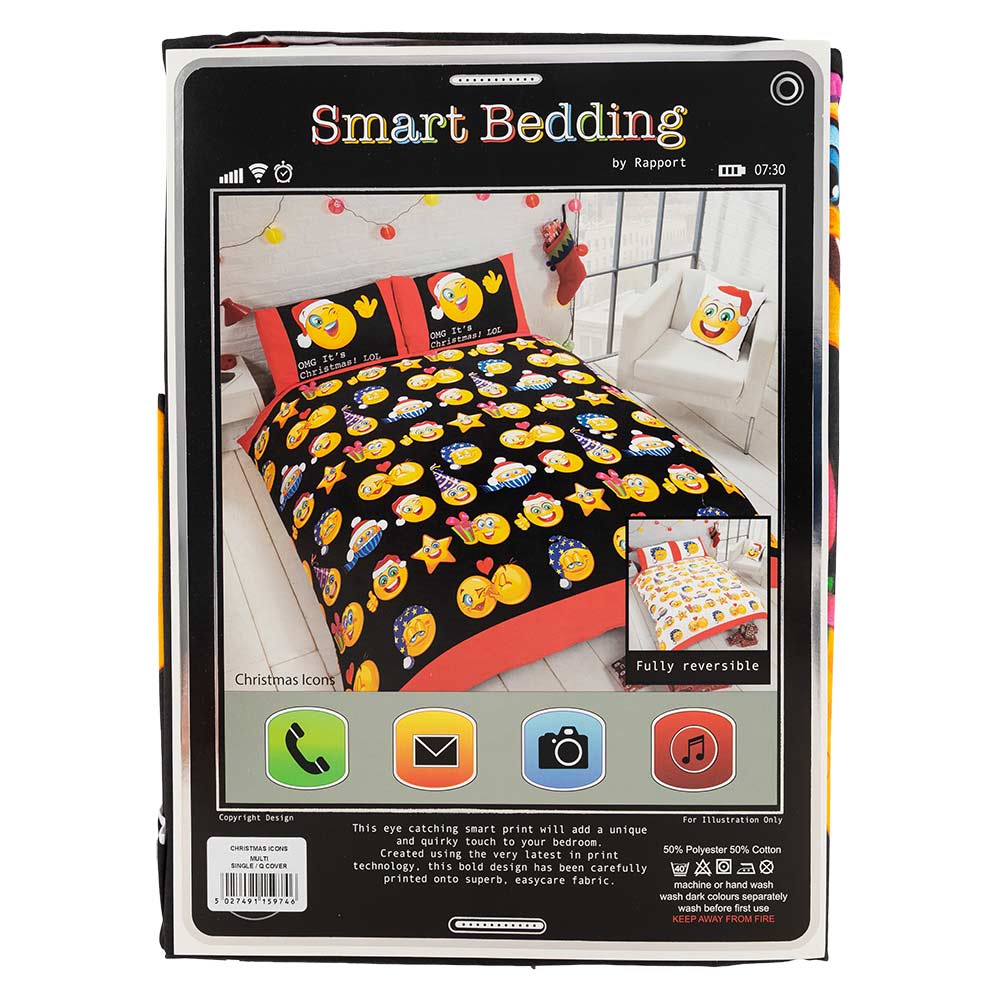 Kids Christmas Duvet Set Single including Pillowcase