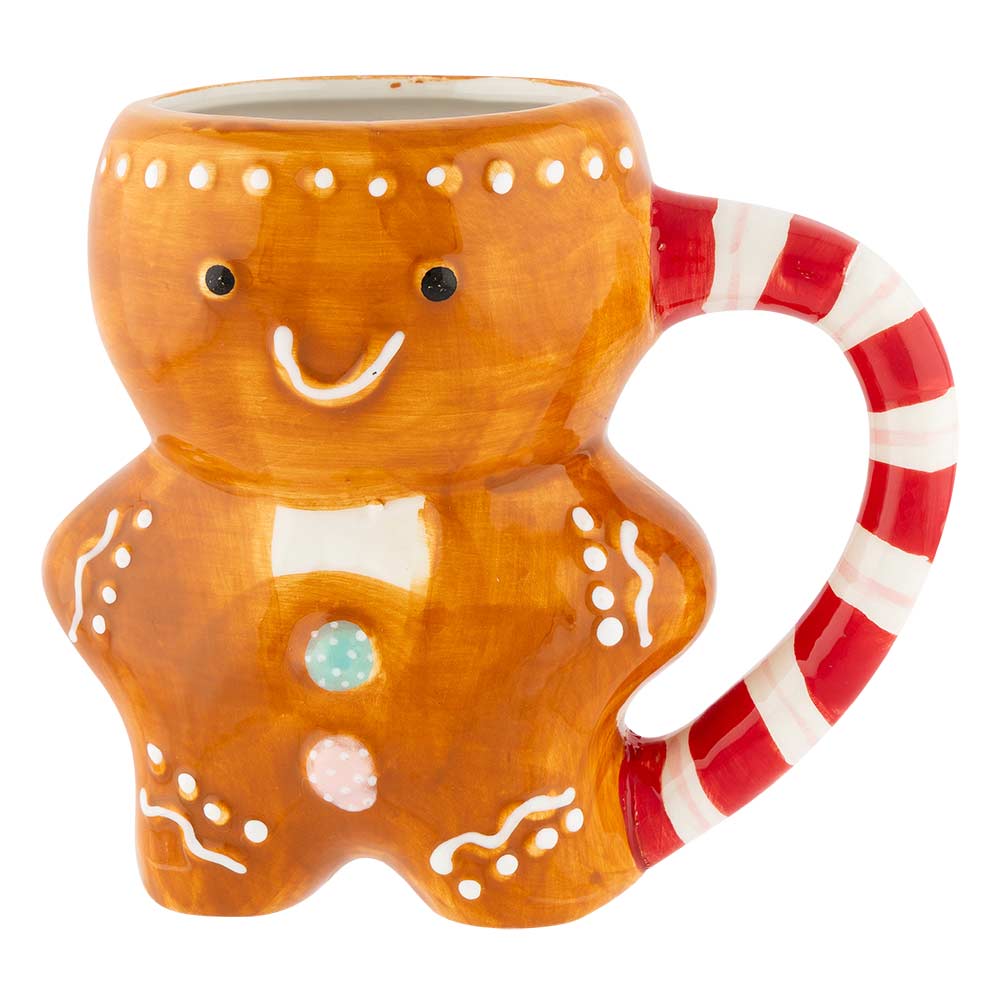 Gingerbread Man Ceramic Coffee Mug