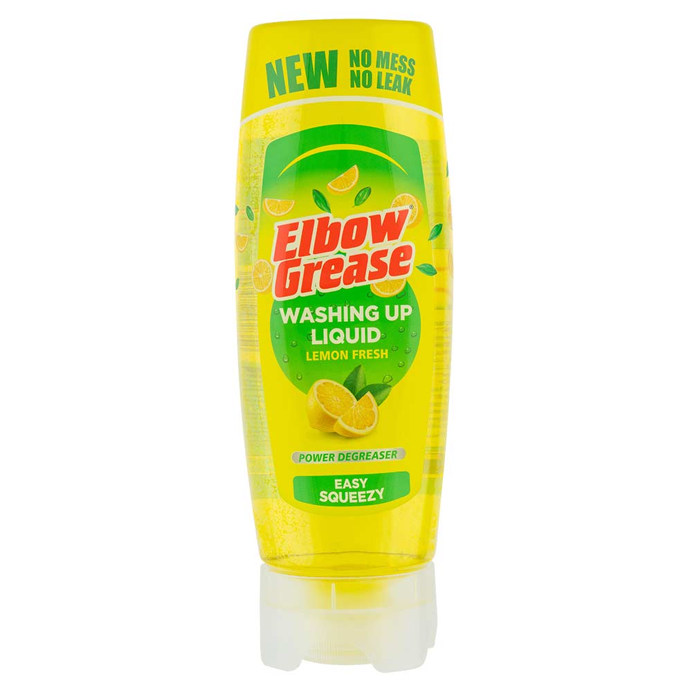 Elbow Grease Washing Up Liquid Lemon 450ml