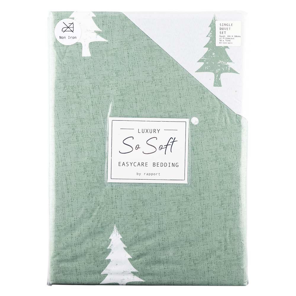 Christmas Duvet Set With Pillowcase Single