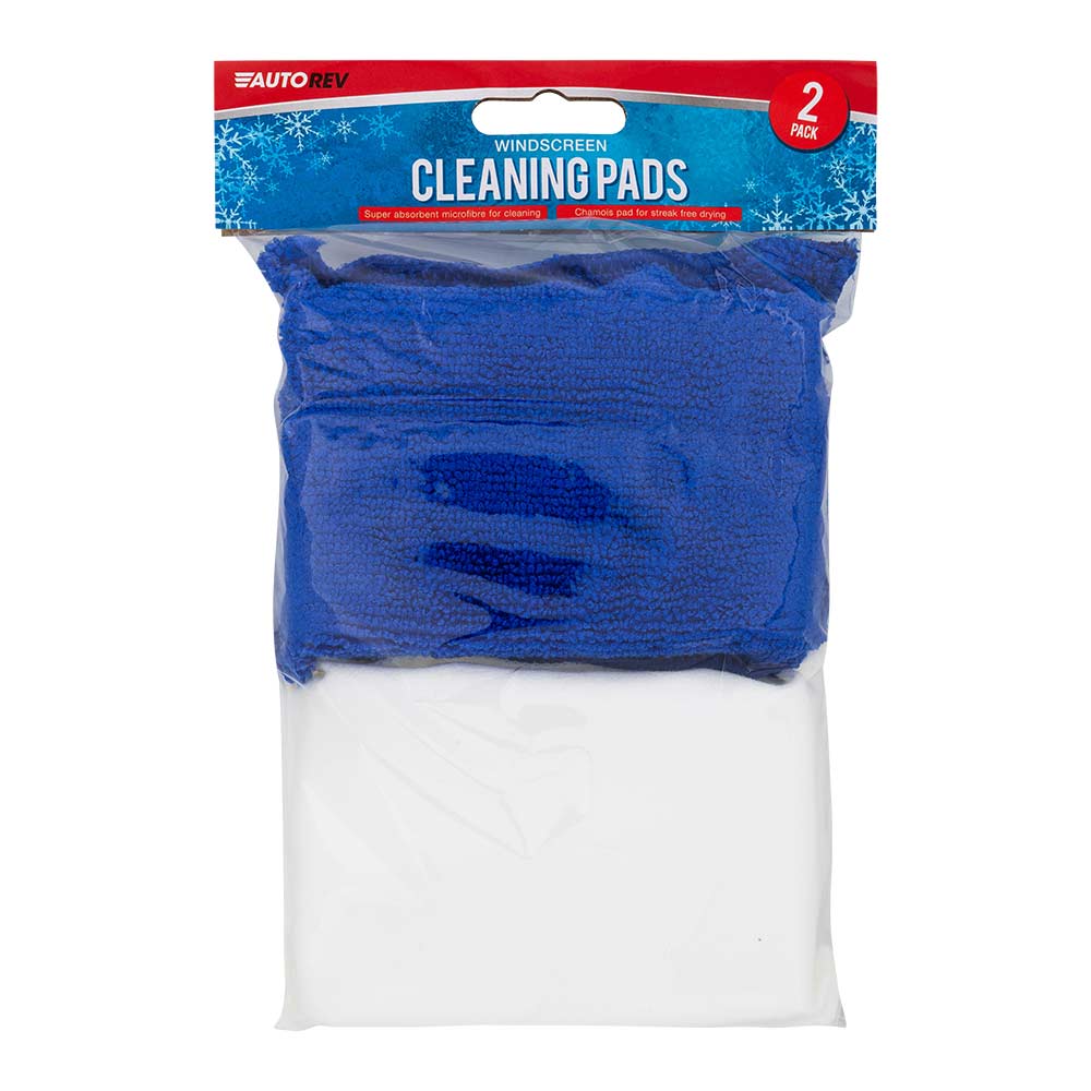 Windscreen Cleaning Pads 2 Pack