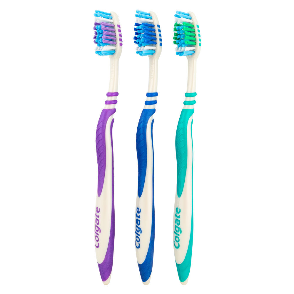 Colgate ZigZag Medium Toothbrush 3 Pack