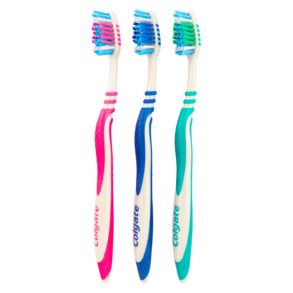 Colgate ZigZag Medium Toothbrush 3 Pack