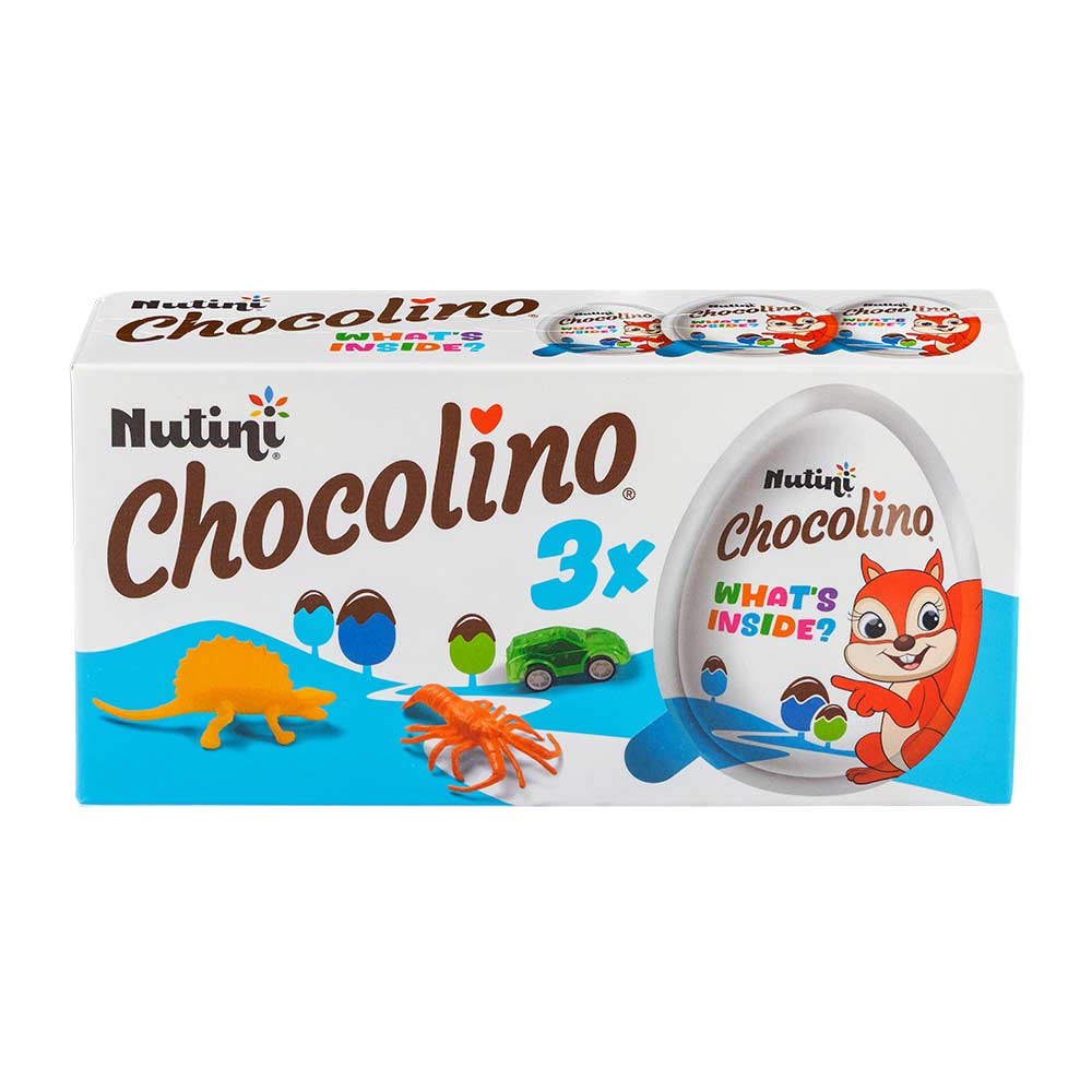 Nutini Chocolino Egg 3 x 15g Pack