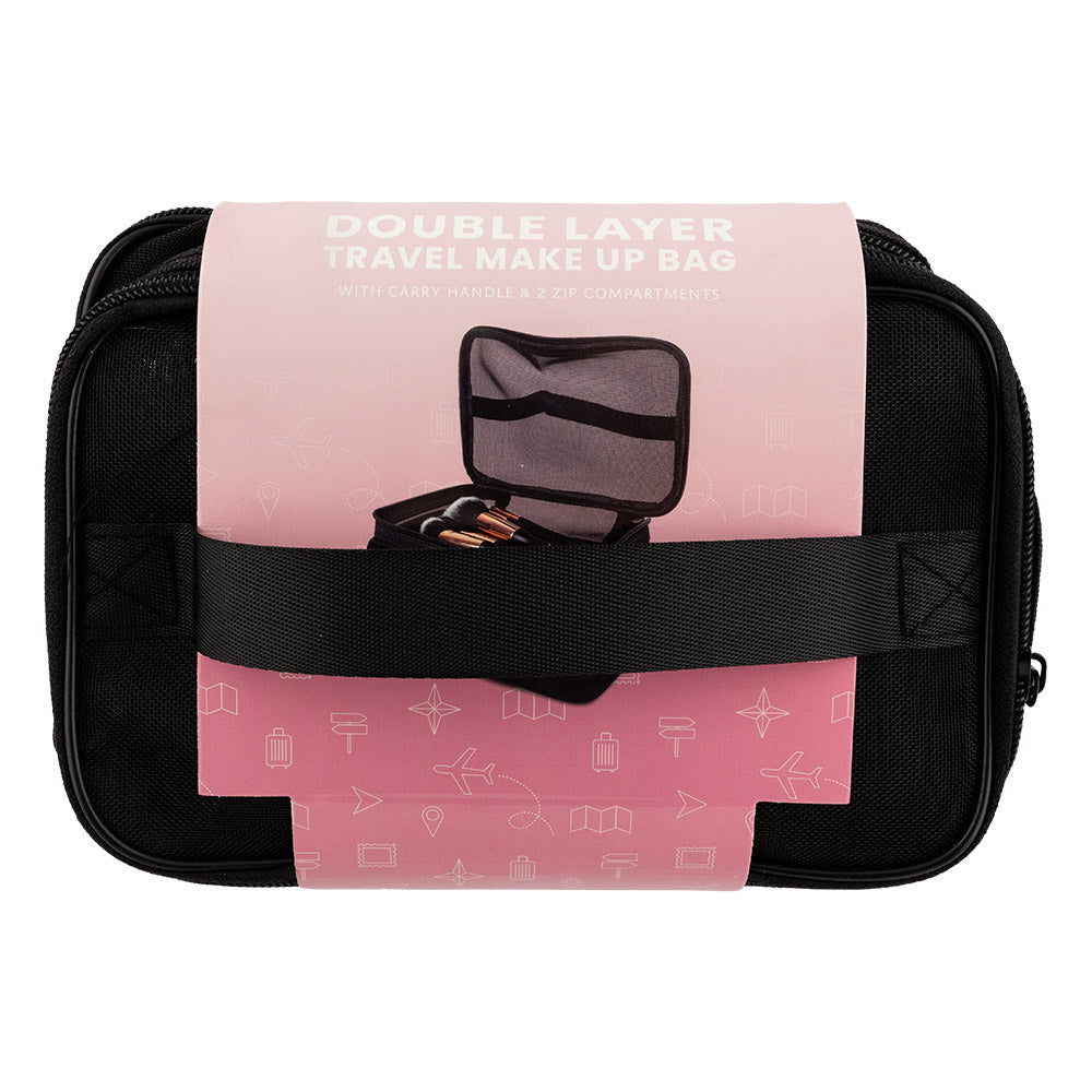 Double Layer Travel Make Up Bag