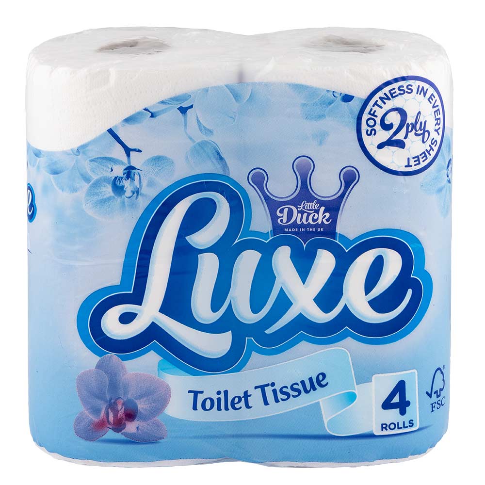 Little Duck Luxe Toilet Tissue 2-Ply 4 Pack