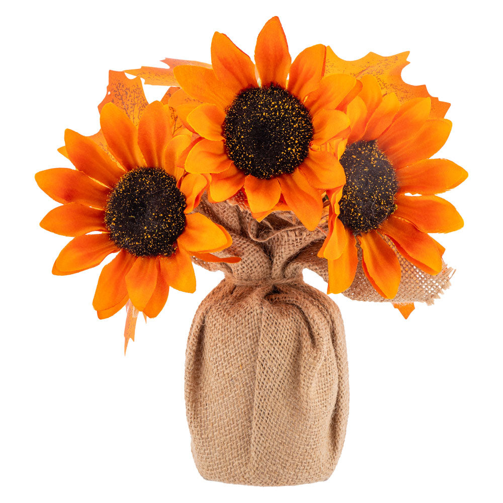 Autumnal Potted Floral Decoration