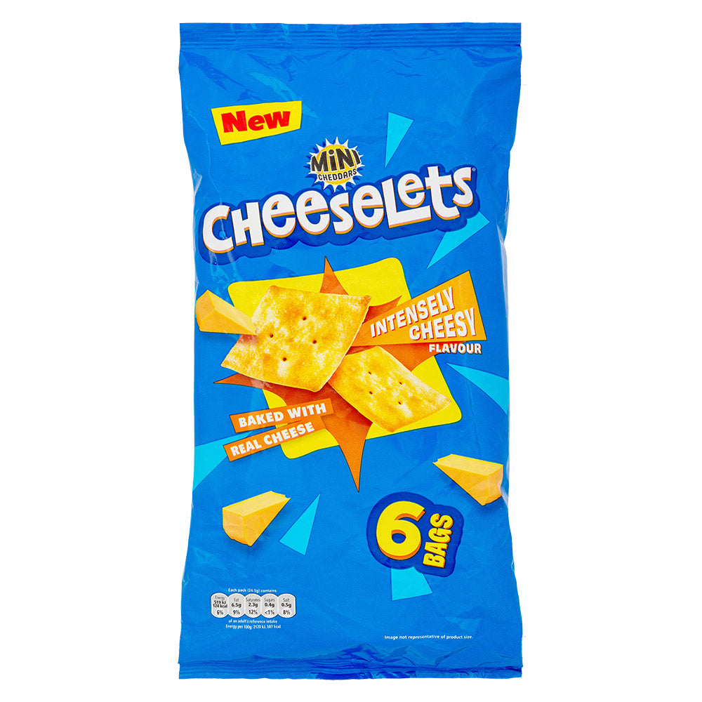 Mini Cheddars Cheeselets Cheesy Flavour 6 x 24.5g