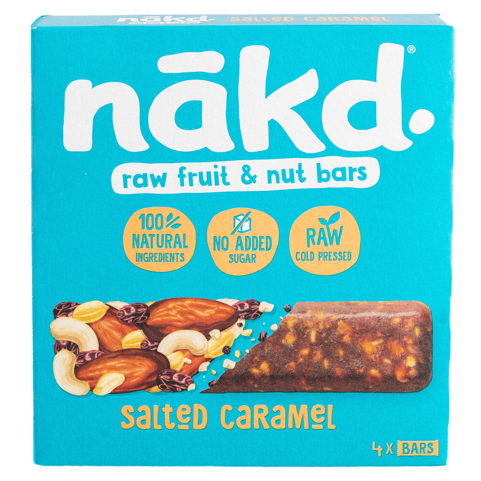 Nakd Salted Caramel Bars 4 x 35g